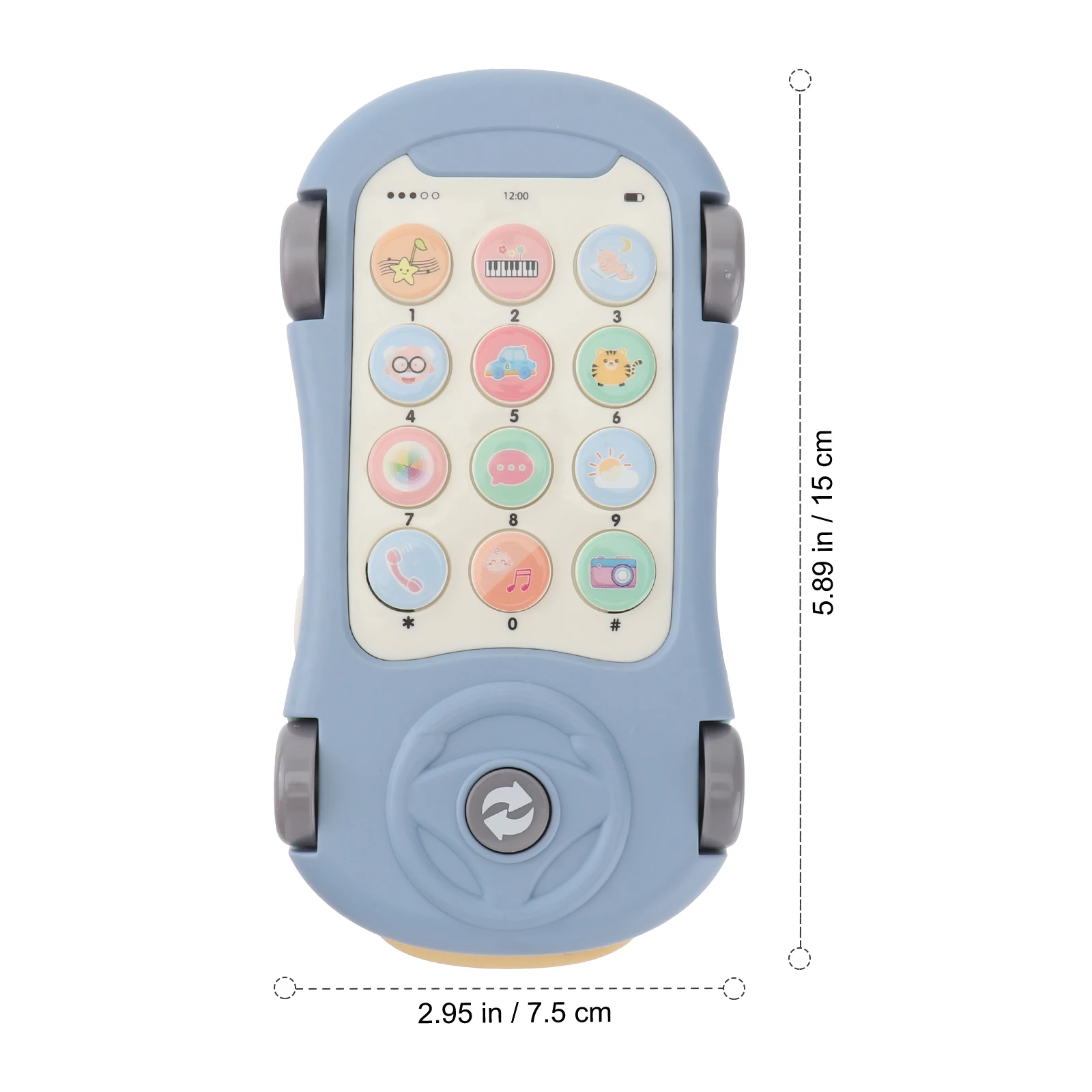 

Music Learning Toy Baby Phone Education Cartoon Sound Light Story Machine Kids Toys Plastic Safe
