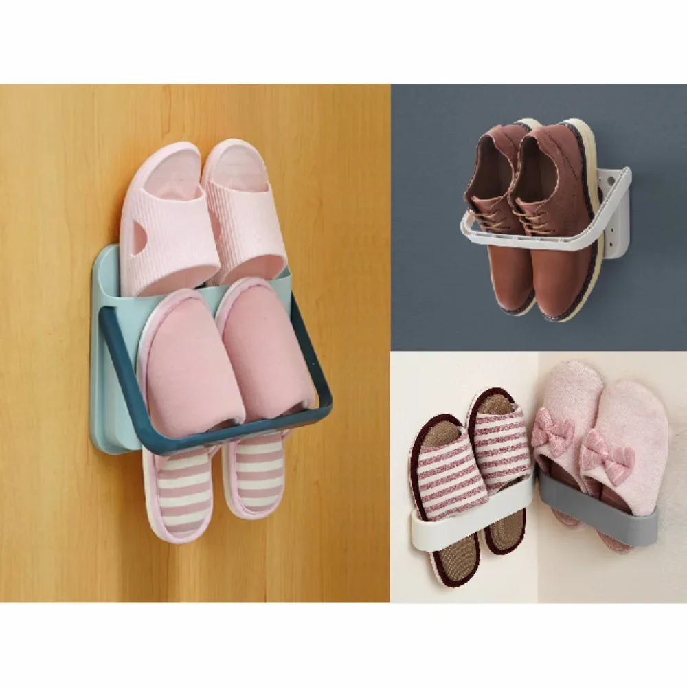 

Простая пыленепроницаемая полка для обуви, бытовая компактная полка для хранения обуви, ванная комната без дырокола