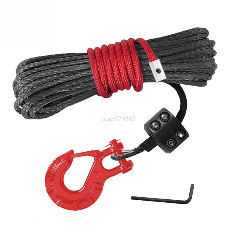 Heavy Duty Off Road Recovery Kit Tow Strap Winch Rope D Ring Shackle Snatch Block for Truck SUV