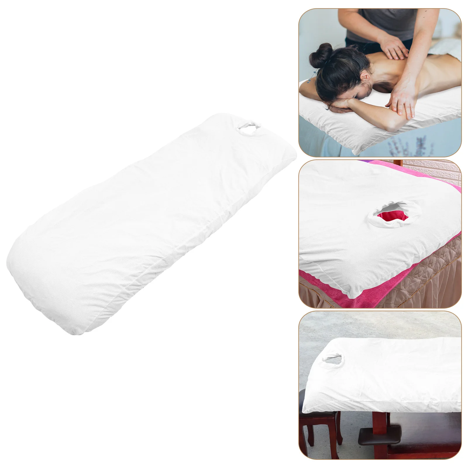 Disposable Beauty Massage Bed Cover Travel Table Comforter Double Microfiber Cloth Spa Professional Skirt