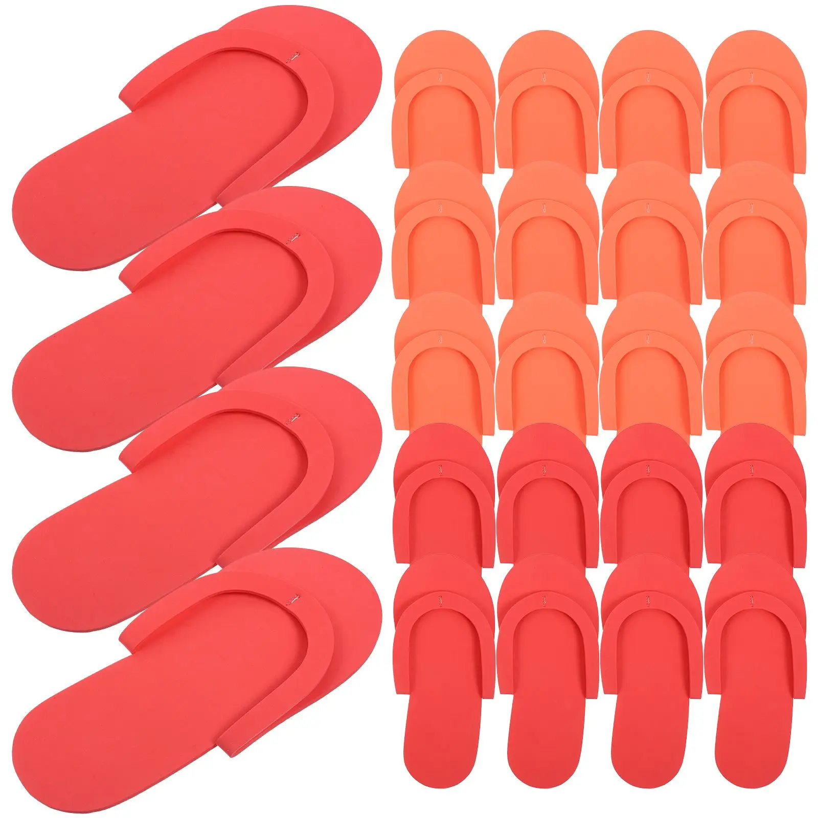 

12 Pair Lightweight Slippers Folding Optional Breathable Travel Hotel Random Color
