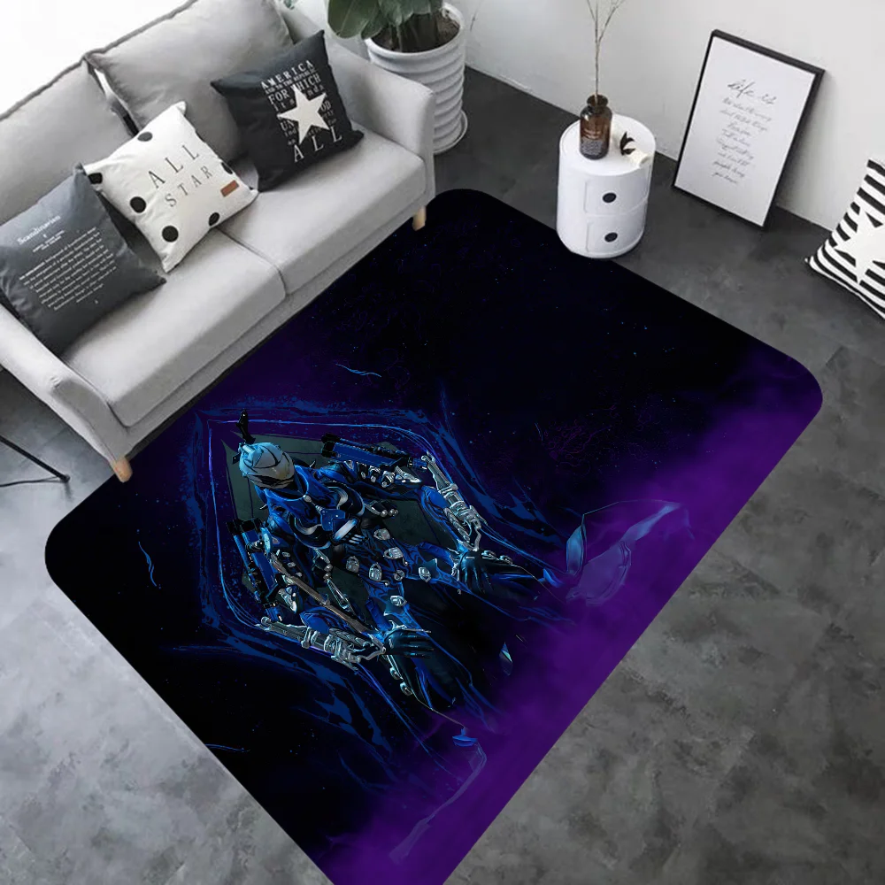 Warframe Floor Mat Retro Multiple Choice Living Room Kitchen Rug Non-Slip Modern Home Decor