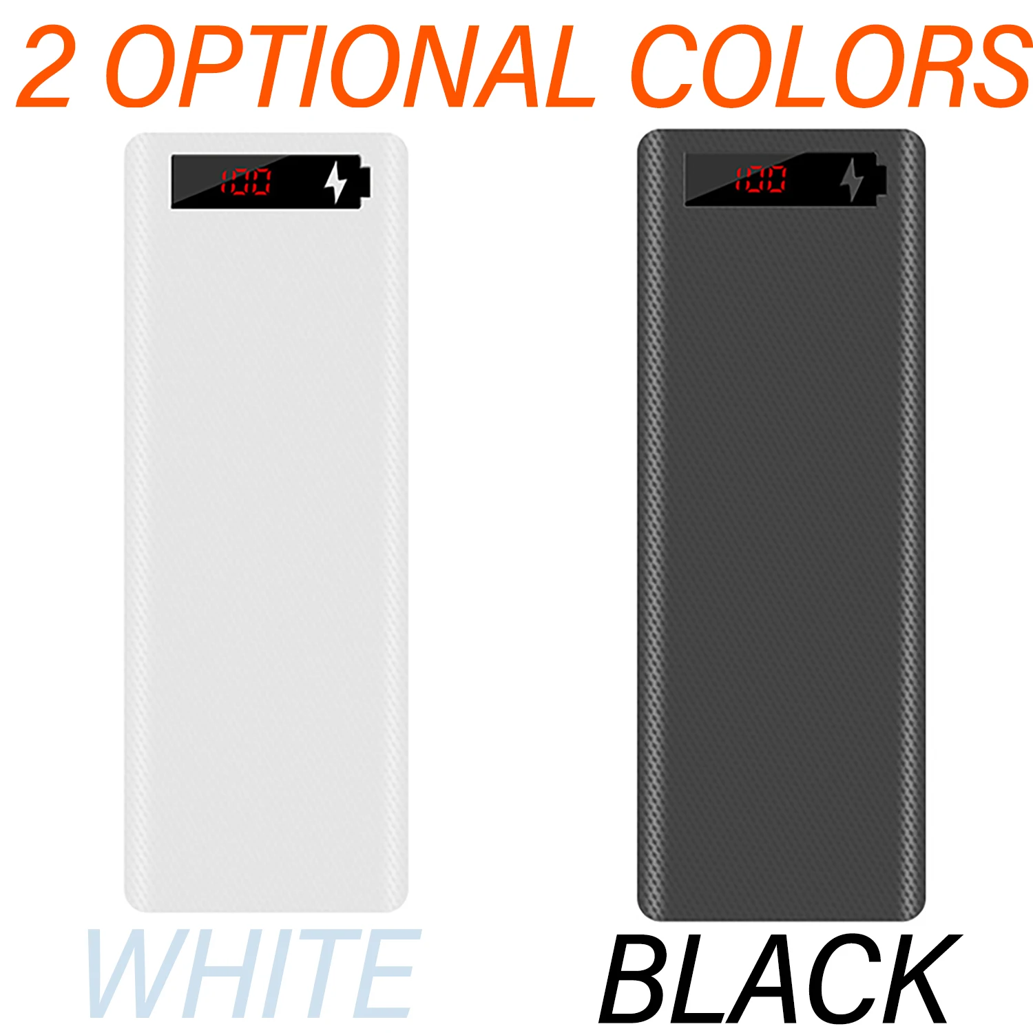 10 Cell 18650 Solder-Free Power Bank Kit Mobile Power Battery Case With LED Digital Power Display Buckle Design Without Battery