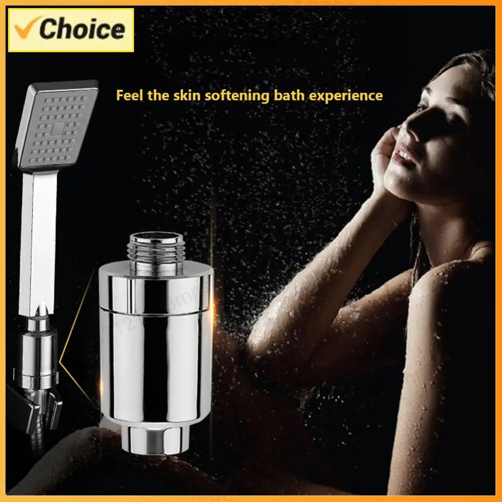 

Activated Carbon Shower Water Filter Easy Installation Shower Filter Detachable Remove Impurities Easy Use Bathroom Accessories