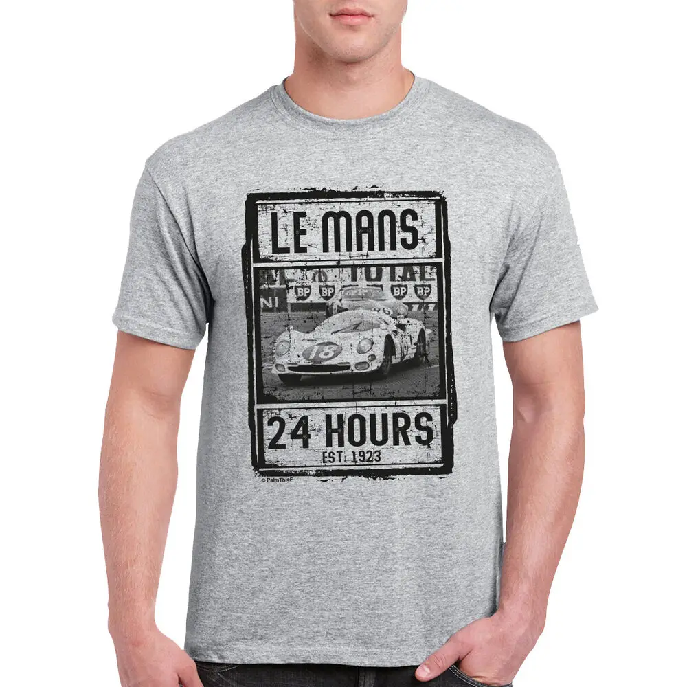 Le Mans 24 Hours Est 1923 T-Shirt Car Race  Tees Cotton Luxury brand vintage oversized