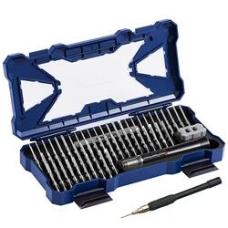 Nanch-Ultimate Technological Gadgets 수동 도구 세트-55 in 1 정밀 마그네틱 스크루 드라이버 비트 세트, 노트북 PC 폰용