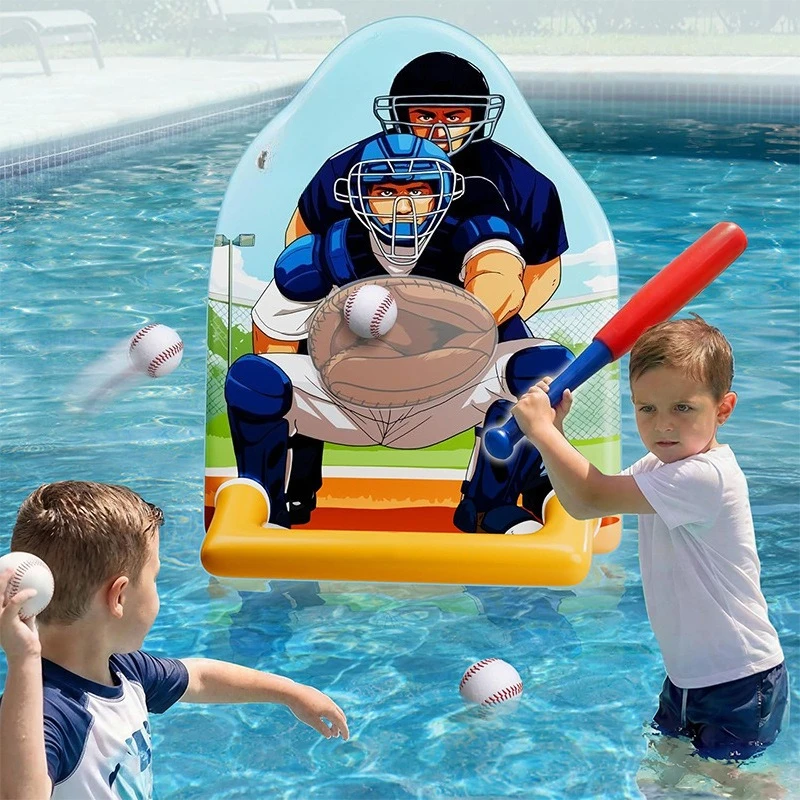 

PVC Inflatable Baseball Throwing Toys Kids Pool Water Play Interactive Games Parent and Child Outdoor Sports Toys