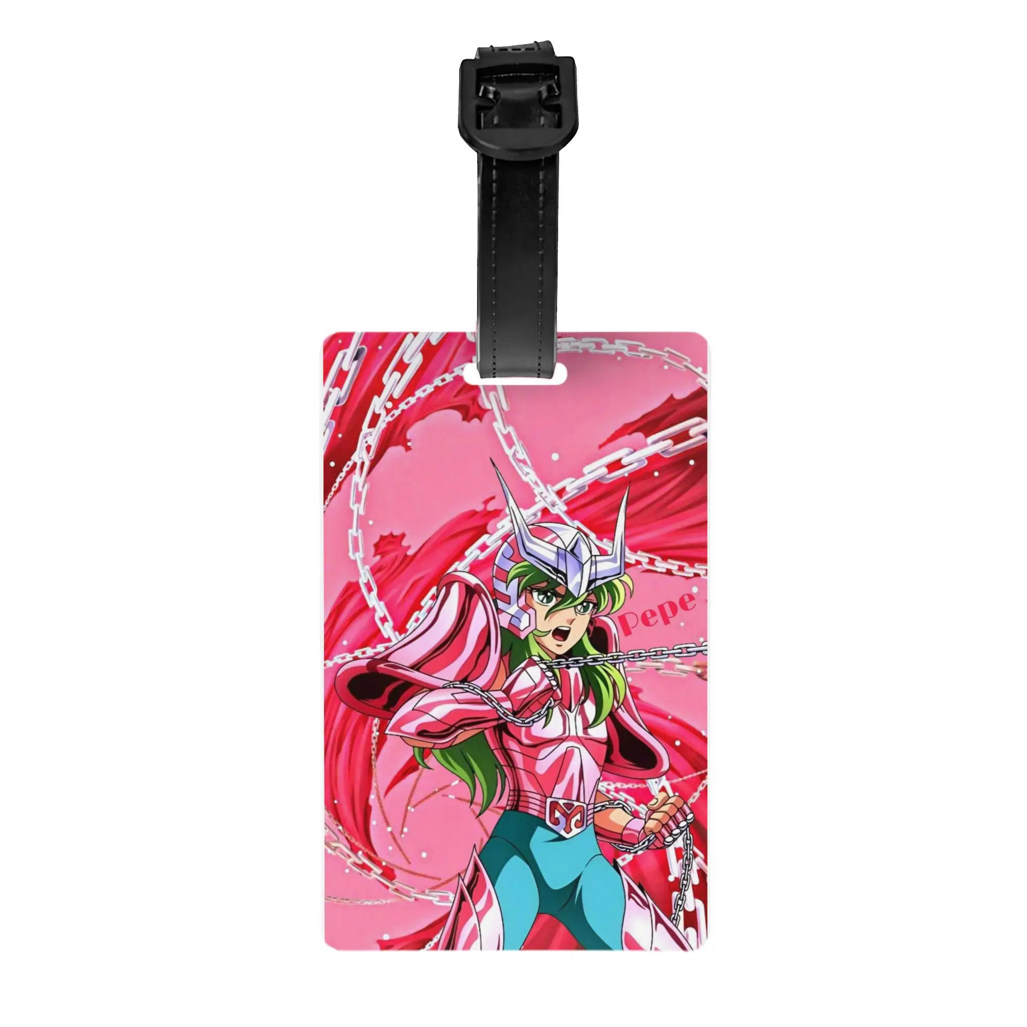 

Индивидуальная багажная бирка Saint Seiya (аниме/манга) с защитой конфиденциальности и местом для имени/ID-карты