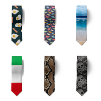 Funny little dinosaur men's tie unisex 8cm business dating tie novelty snakeskin egg tie party tie holiday gift
