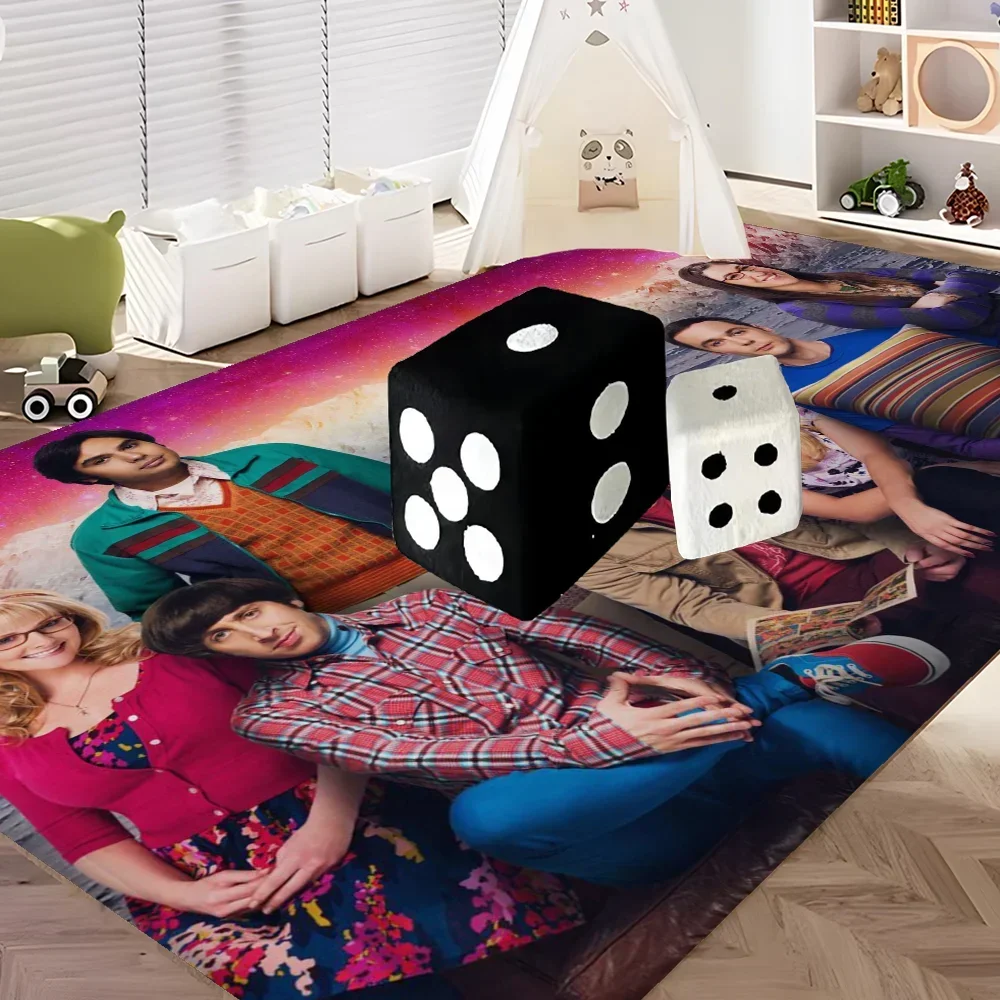 The Big Bang Theory Bathroom Mat INS Style Soft Bedroom Floor House Laundry Room Mat Anti-skid Welcome Doormat