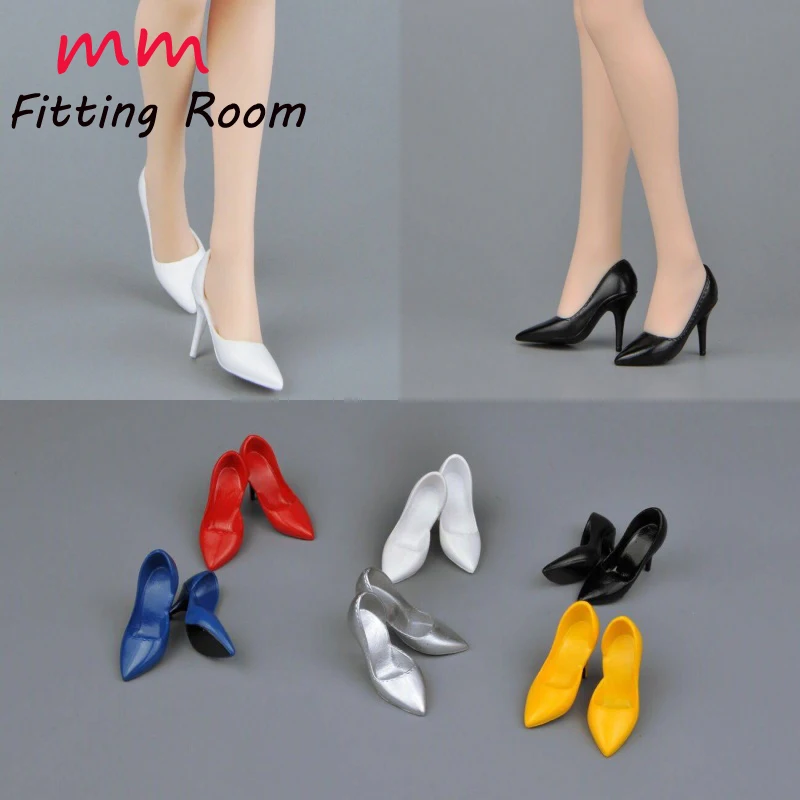 1/6 Scale Female color High heel Shoes Model Fit 12'' Action Figure Soldier  Body Dolls