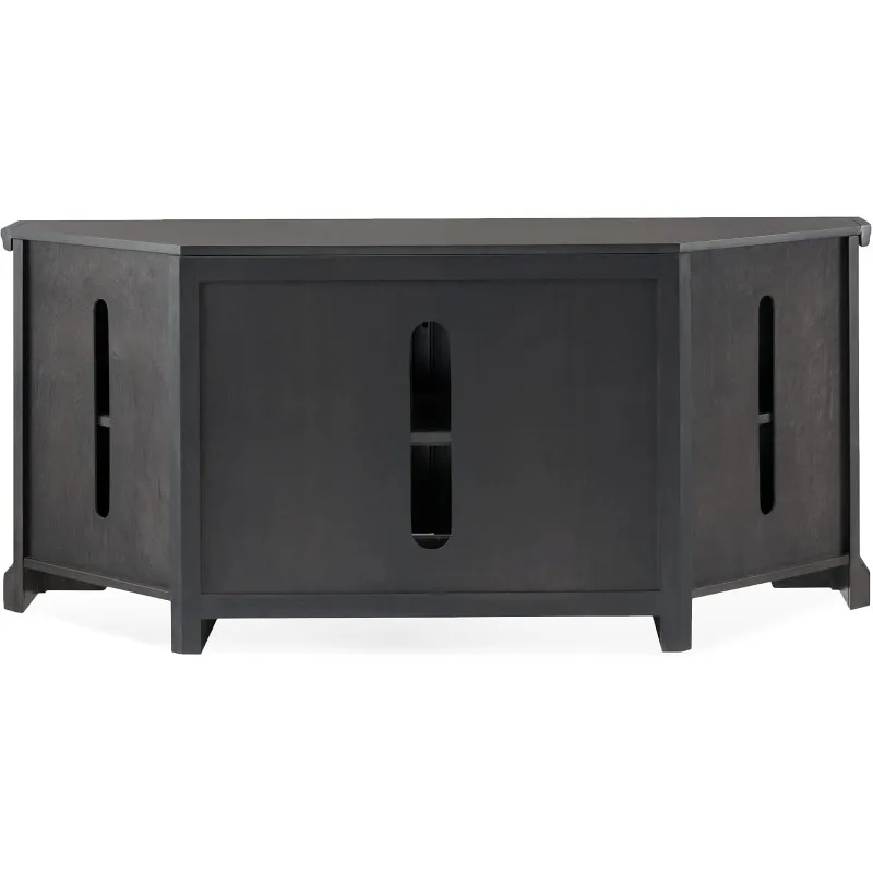 Corner TV Stand with Enclosed Storage For 65