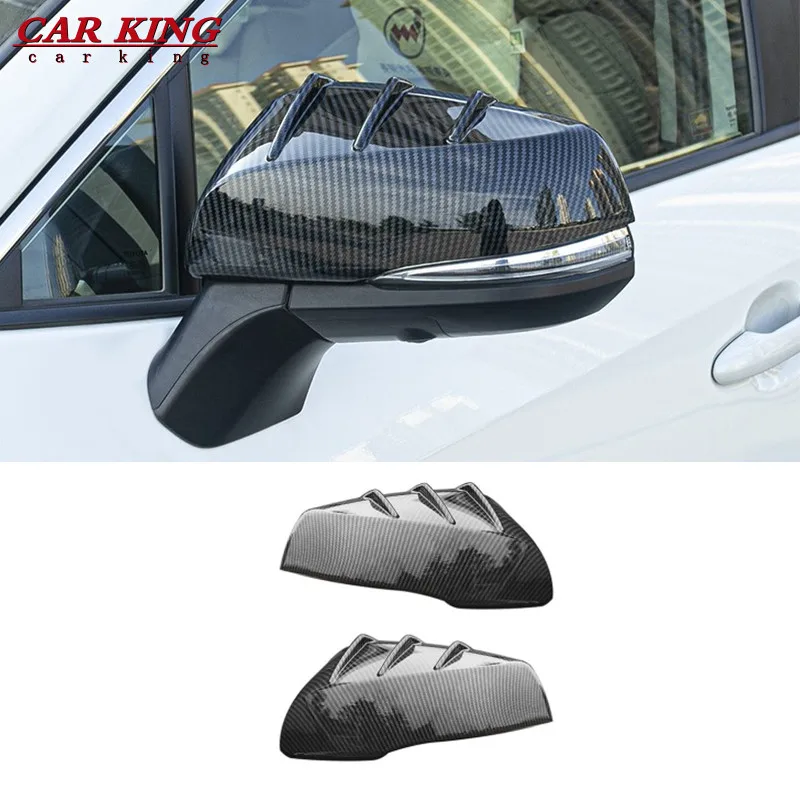 

For Toyota Alphard vellfire 2015 2016 2017 2018 2019-2021 ABS Carbon Fiber Auto Rearview mirror cover Car Exterior Accessories