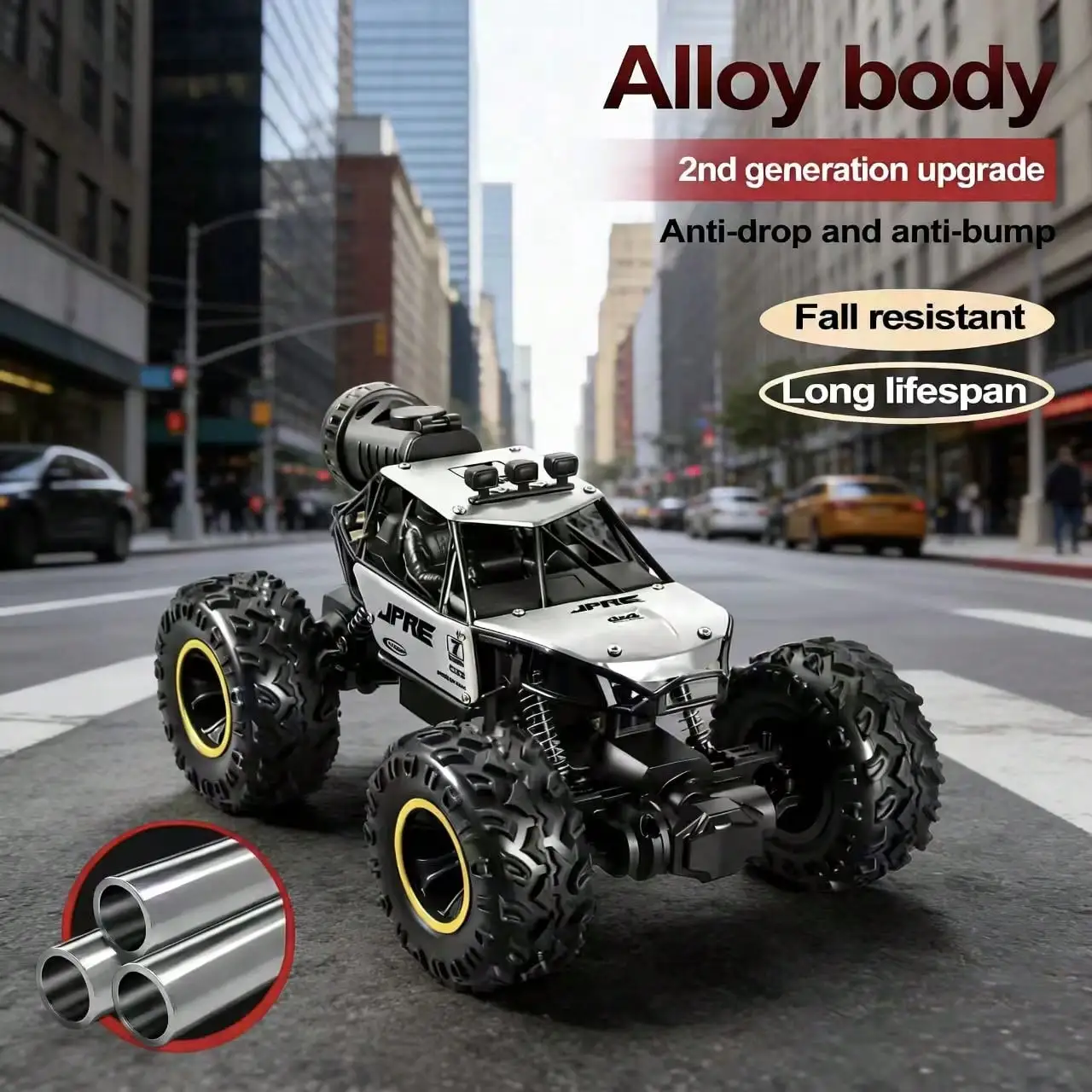 

1:24 2.4GHz RC Off-Road Truck 40km/h Alloy All-Terrain Climbing Car Xmas New Year Gift For Kids Adults