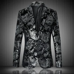 New Style Men's High-Quality Business Suit Jackets/Male Slim Fit Fashion Printed Casual Tuxedo Man Loose Blazers 6XL 5XL