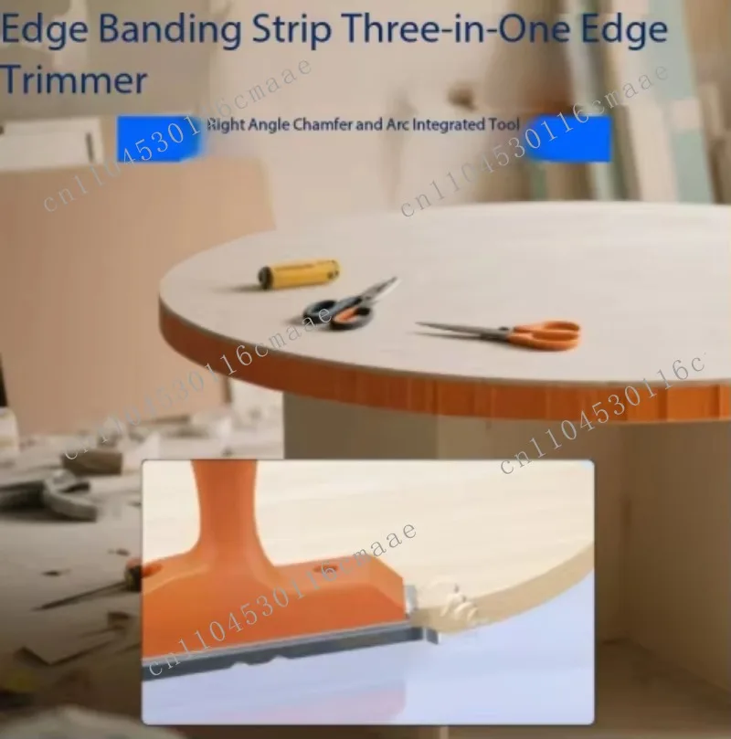 DIY three-in-one trimming tool, suitable for woodworking environmentally friendly boards, surface plane deburring, chamfering