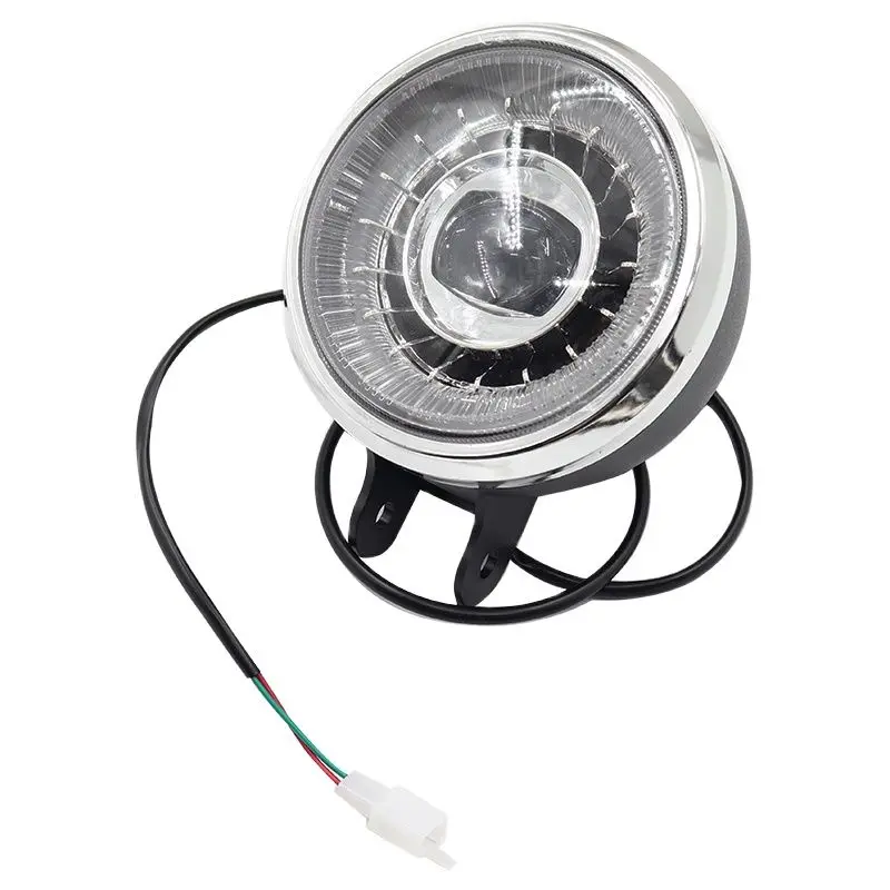 Electric Scooter Front Headlight Assembly 12 Lamp Beads 60V 72V Universal For CItycoco Electric Scooter Harley Electric Scooter