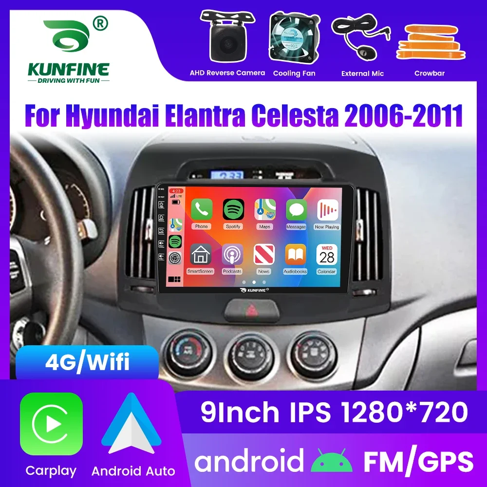 

Автомобильный радиоприемник 2Din Android для Hyundai Elantra Celesta 2006-2011, мультимедийный видеоплеер, GPS-навигация, стерео аудио головное устройство