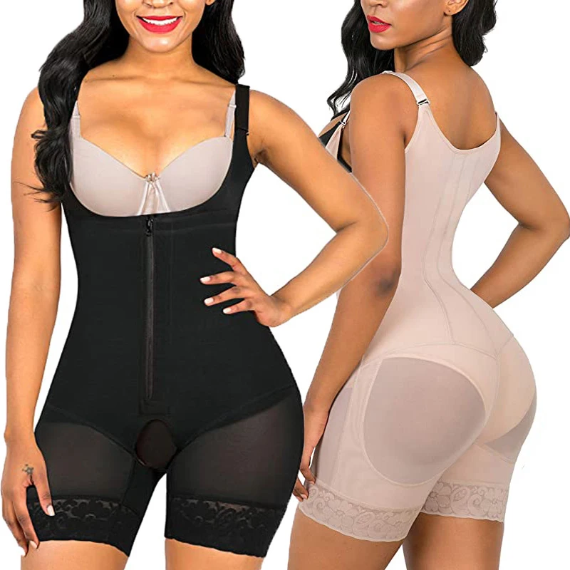 Full Body Shaper Women Tummy Control Postpartum Shapewear Slimming Shaping Girdles Waist Trainer Stomach Reducing Belt Fajas