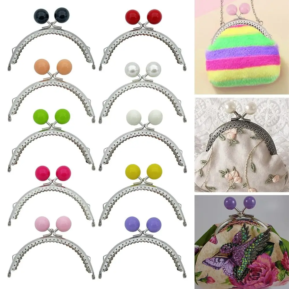 Purse Clasp Frame Bag Kiss Clasp Lock Metal Purse Frame for DIY Craft Purse Bag Making