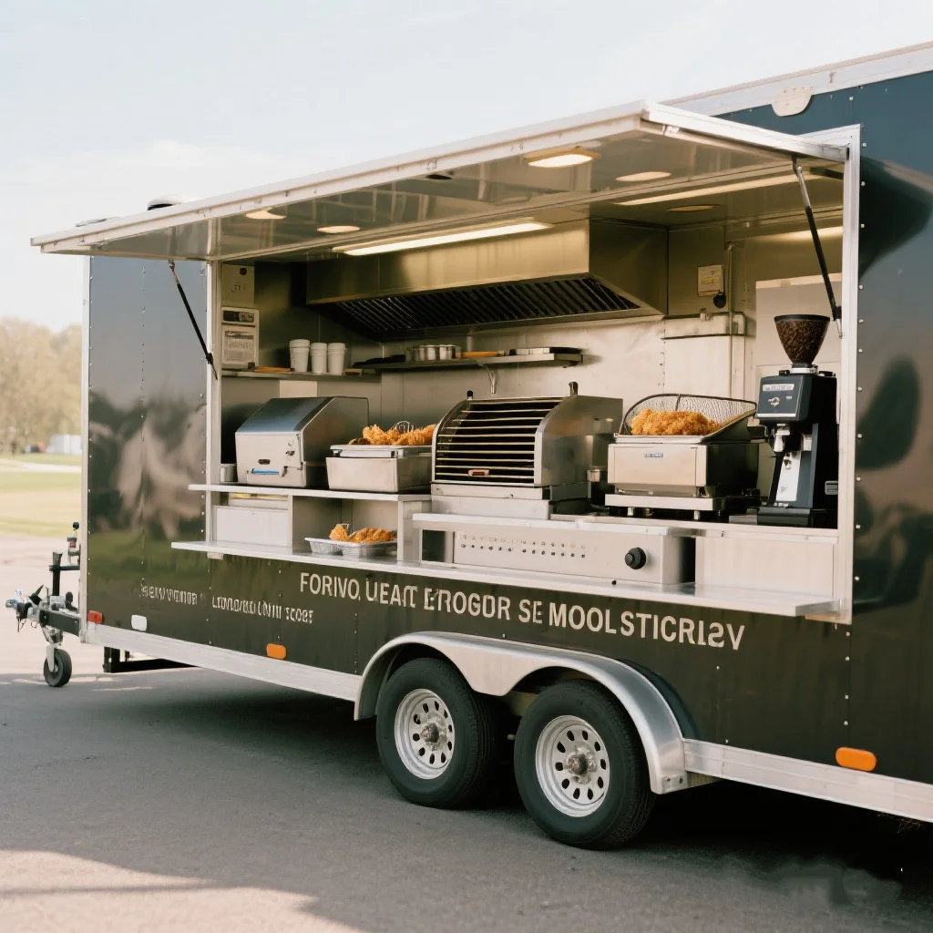 

Прицеп для еды, кофейная тележка, грузовик для хот-догов, прицеп для мороженого, кемпинг, концессионный грузовик для еды с автомобильными аксессуарами