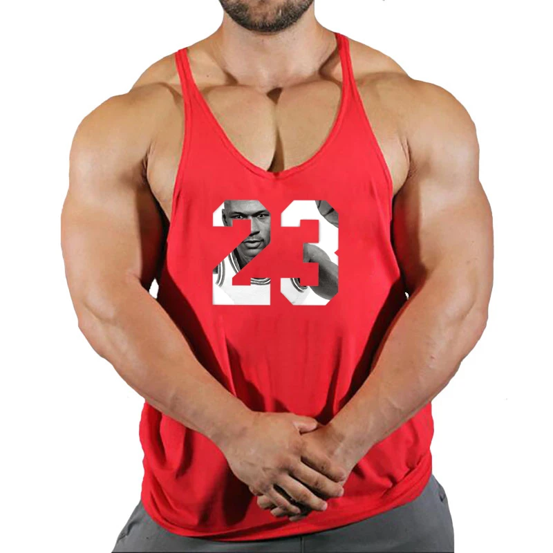 Stringer Gym Top Men Men\'s Singlets Top for Fitness Vests Gym Shirt Man Sleeveless Sweatshirt T-shirts Suspenders Man Clothing