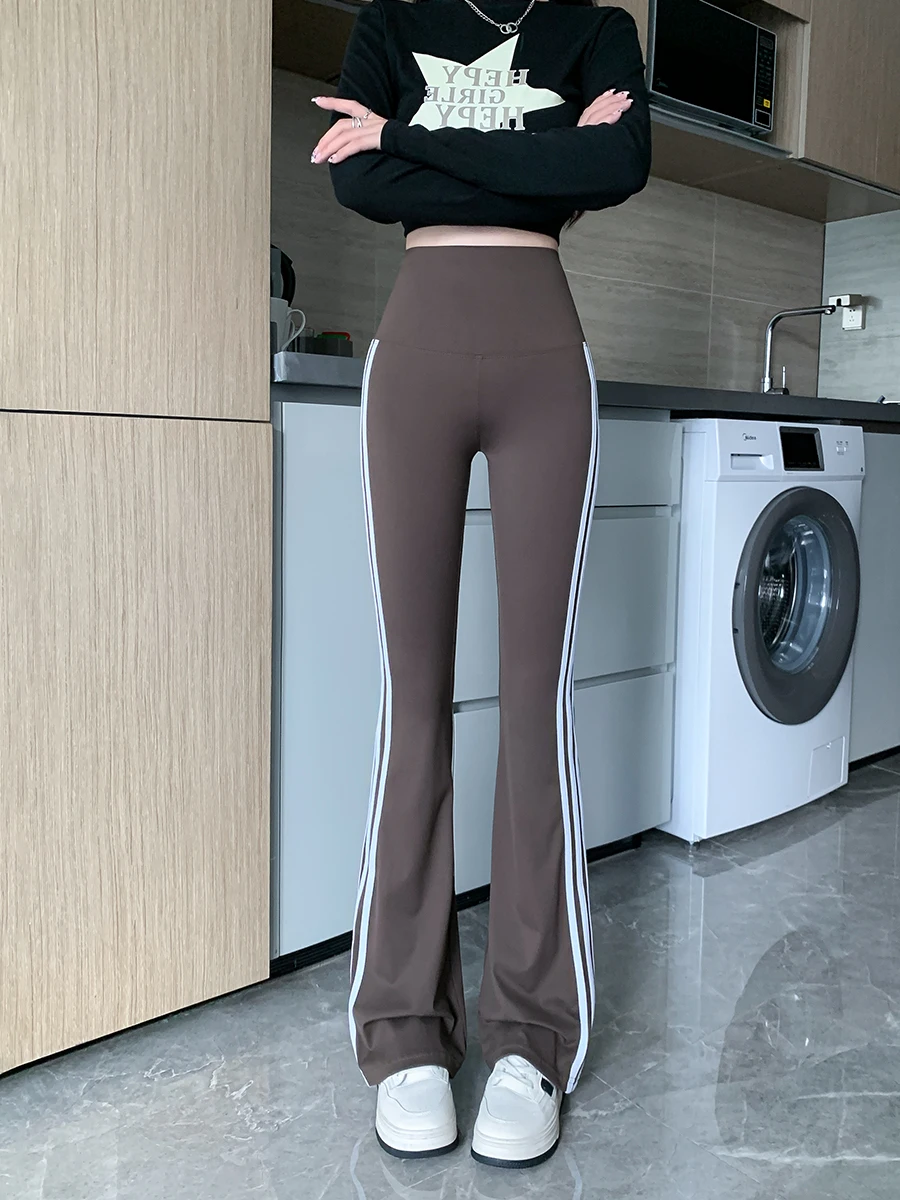 에탐 하이웨이스트 요가 팬츠 여성 슬림핏 복부 탄력 팬츠 신축성 베이스 레이어 피트니스 롱 트라우저