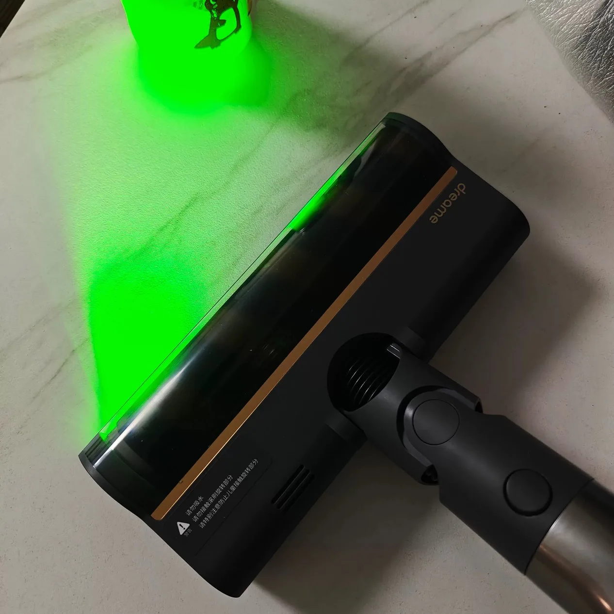 For Dreame V12S V16S V11 V12 T10 T20 T30 T20pro T30NEO V16 V12pro roller brush with green LED dust soft velvet floor brush head