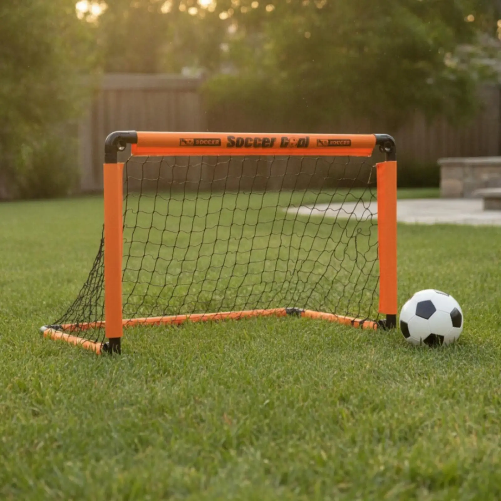 هدف كرة قدم محمول للأطفال، طقم - مراجعة Sports Equipment Background وسعره