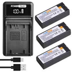 PowerTrust NP-FC11 NP-FC10 Battery+LED Charger for Sony Cyber-shot DSC-P10 DSC-P8L DSC-P9 DSC-P7 DSC-P2 DSC-P3 DSC-P5 DSC-F77