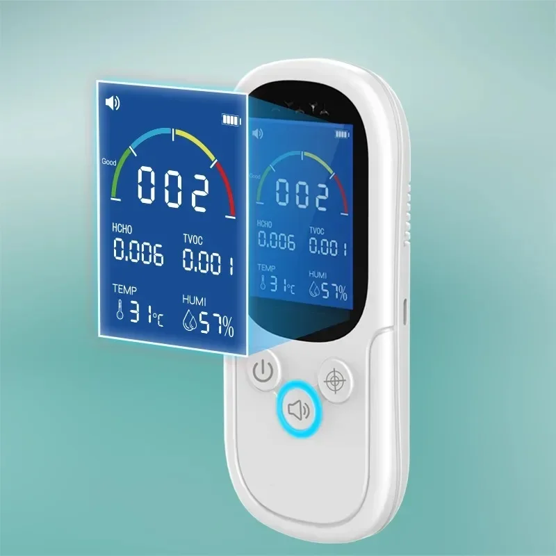 NOYAFA JMS12 Monitor jakości powietrza formaldehyd miernik TVOC przenośny czujnik Tester CO2 detektor temperatury i wilgotności dwutlenku węgla