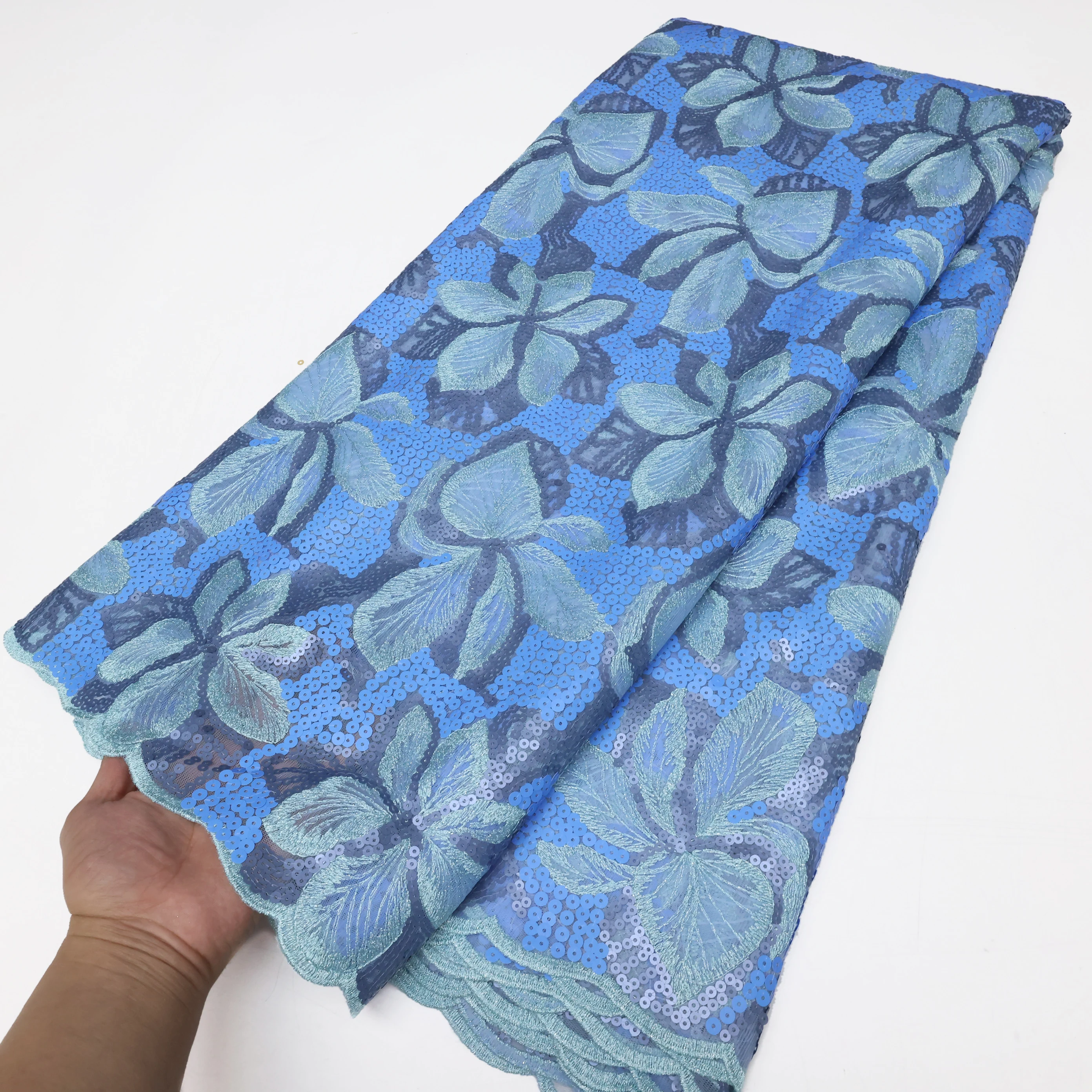 

Wholesale Nigerian Brocade Lace Fabric 2025 High Quality African Jacquard Lace French Lace Fabric For Elegant Women Dresses