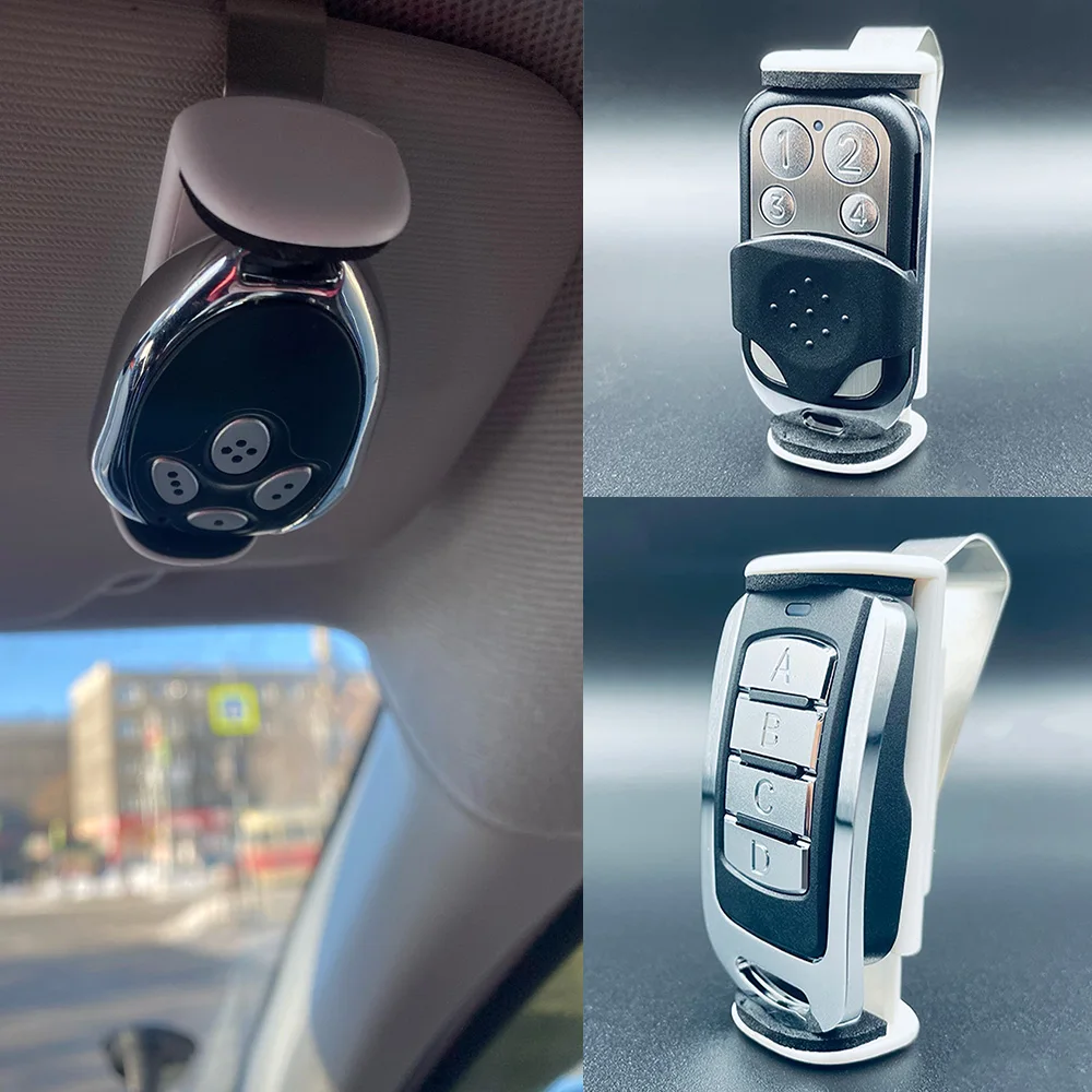 Imagem -01 - Carro Ajustável Sun Visor Clip Holder Portão de Controle Remoto Porta da Garagem Controle Remoto de Barreira Abridor de Chave do Carro 47 Mm70 mm carro ajustavel sun visor clip holder portao de controle remoto porta da garagem controle remoto de barreira abridor de chave do carro 47 mm70 mm 01
