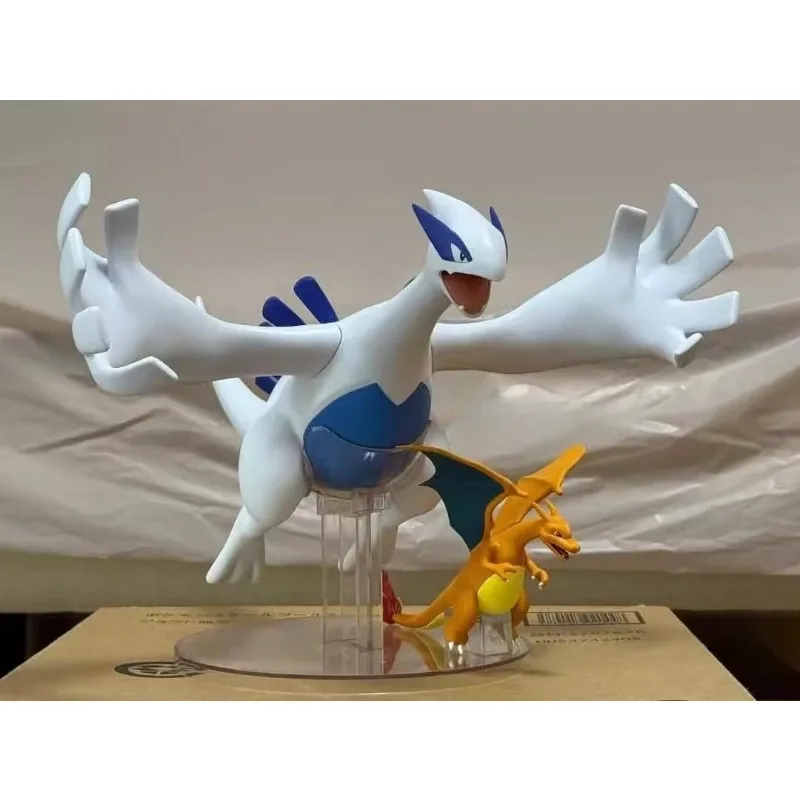 Oryginalny Bandai Pokemon Scale World Region Jouto Lugia 240mm Figurki Anime Zabawki Prezenty Kolekcjonerski Model Ozdoba Dostępny
