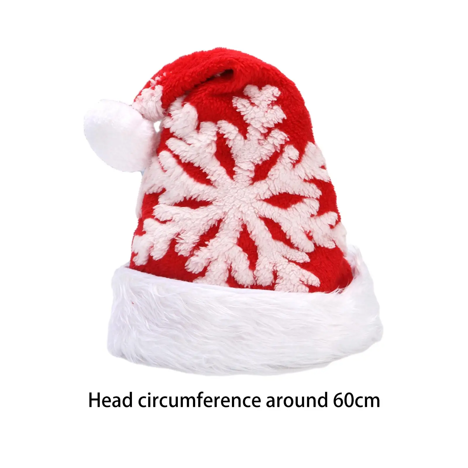 Weihnachtsmütze, Weihnachtsmütze, weich, für Herren und Damen, Weihnachtskostüm-Zubehör, Weihnachtsmann