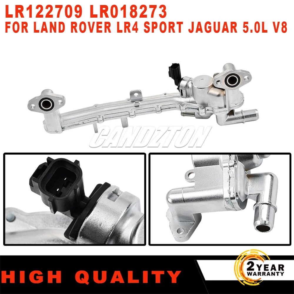 For Land Rover LR4 Sport Jaguar 5.0L V8 New Aluminum Heater Manifold Pipe with Sensor 2 Pins LR122709 LR018273 car accessories