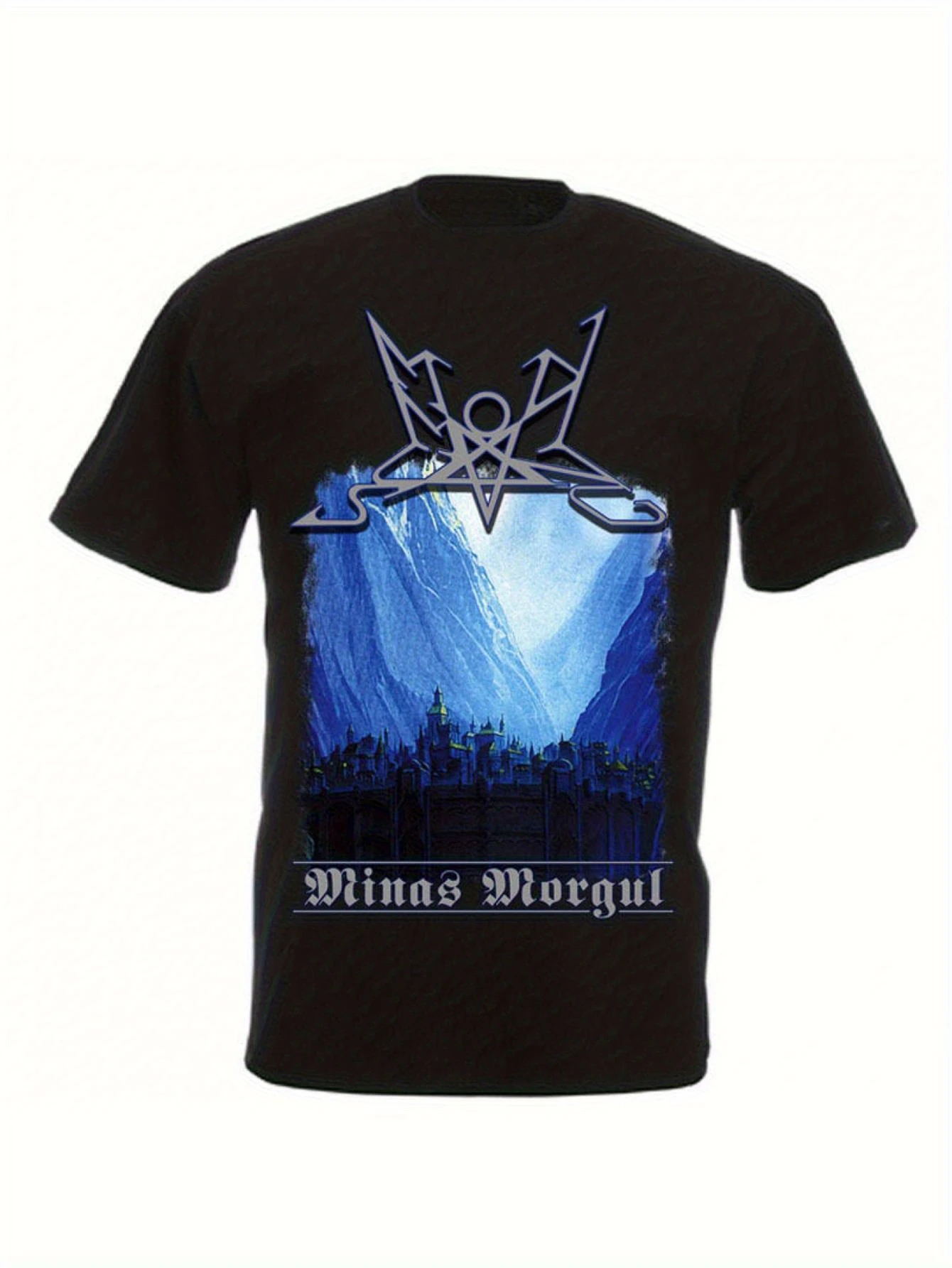 Summoning Minas Morgul Poster T Shirt Black All  Graphic T Shirts