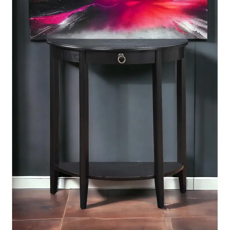 Consolle con finitura nera