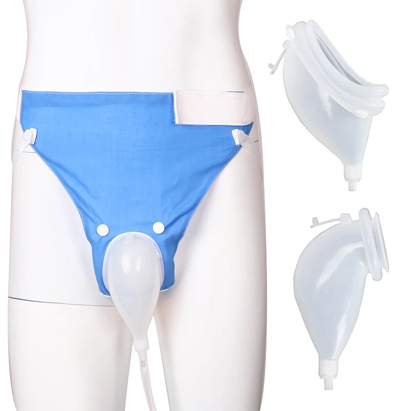 Sacs de collecte d'urine en silicone pour hommes et femmes plus âgées, réutilisables, hypoallergéniques, urinoir pour adultes, sacs de circulation, toilettes pour hommes et femmes