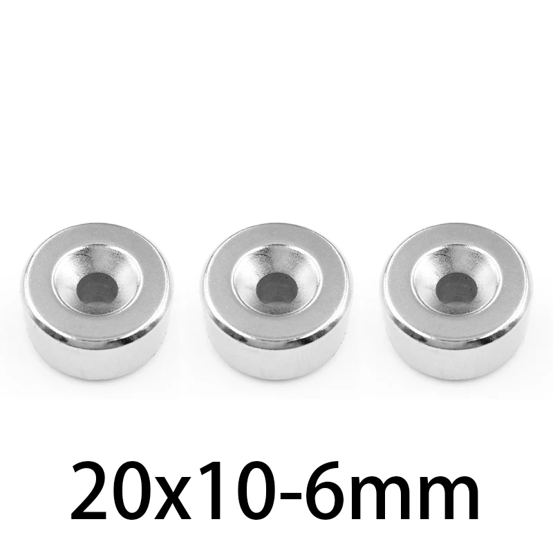 

20x10-6 Мощный круглый магнит 20x10 отверстий 6 мм для домашних холодильников, офисов DIY 20x10-6 мм Дисковый магнит сильный 20*10-6