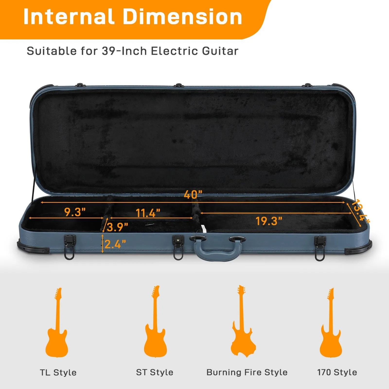 

Кейсы-кофры из твердого дерева для стандартных электрогитар Telecaster с замком