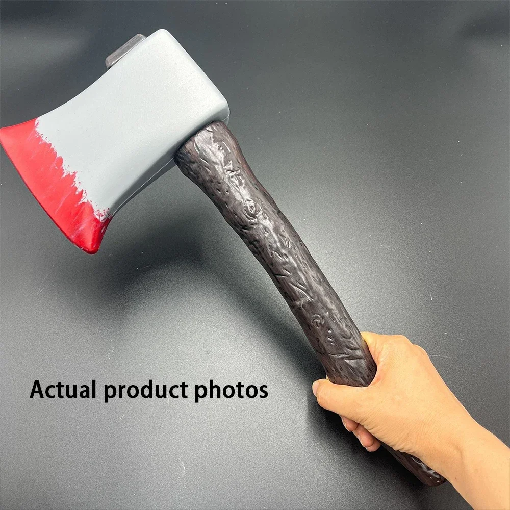 مجموعة سكين لعبة بلاستيكية للهالوين وفأس معركة القراصنة أسلحة تنكرية واقعية لتزيين الحفلات المخيفة وإكسسوارات الأزياء التنكرية