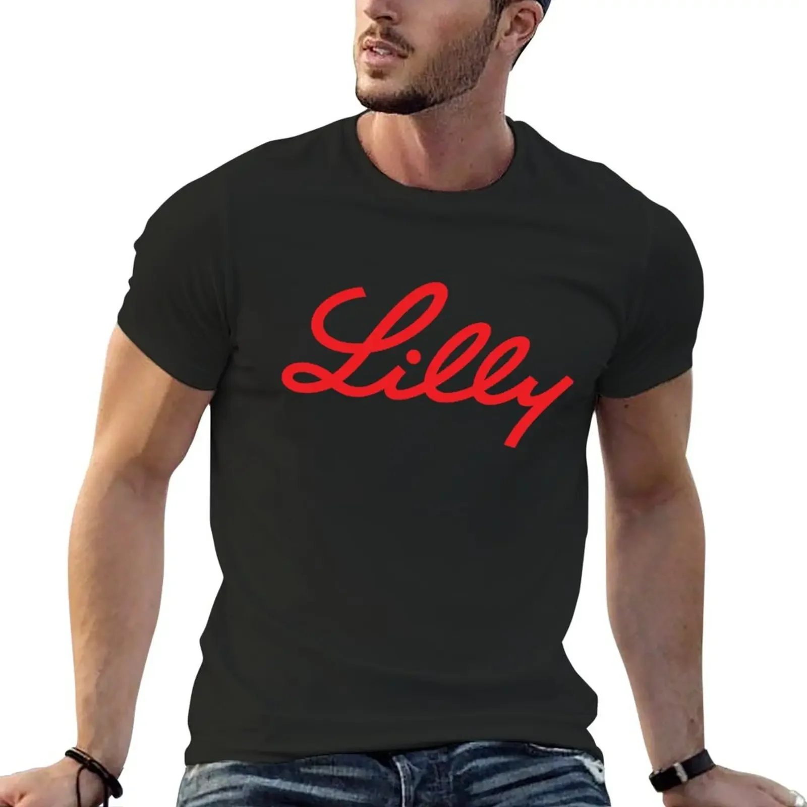 Eli Lilly T-Shirt oversized anime tshirt graphic t shirt vintage shirts graphic mens t shirt graphic