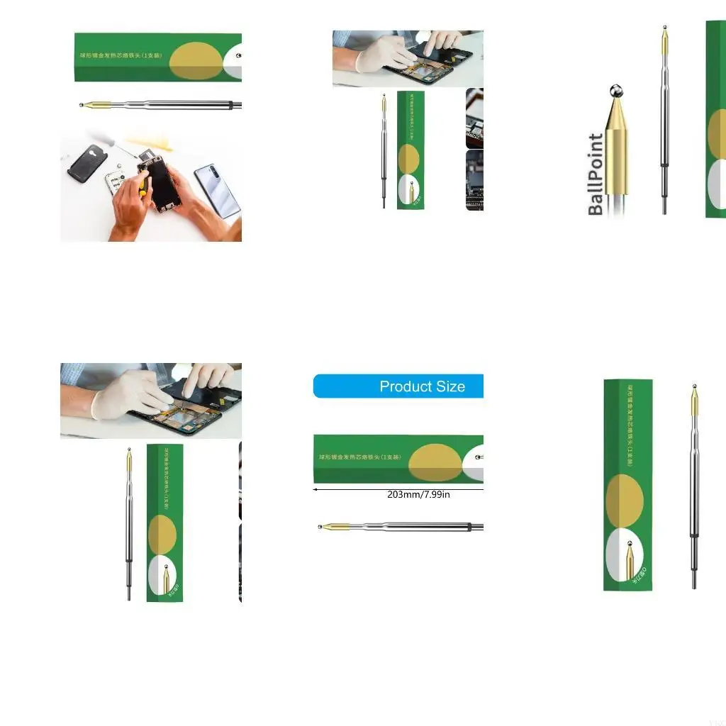 

Шариковое золотое паяльное жало с быстрым проводящим равномерным нагревом для ремонта Y4QC