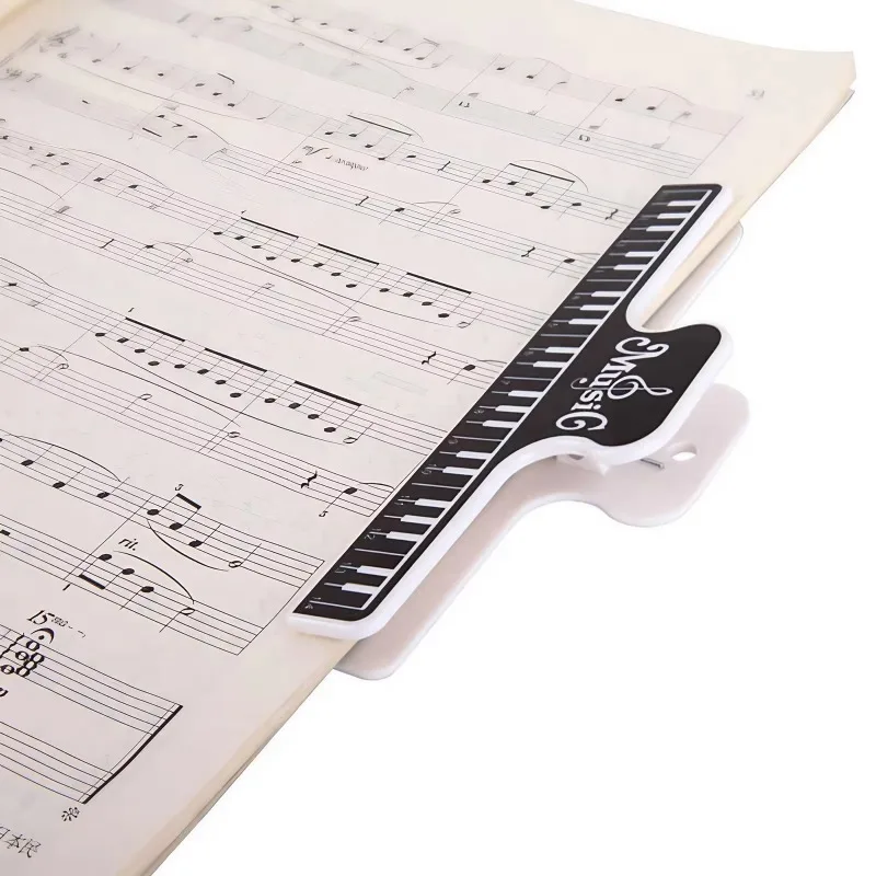 Universal Large Sheet Music Clip Piano Violin Guitar Performance Score Stand Fixed Clip Multi-color Instrument Accessorie 피아노 해머