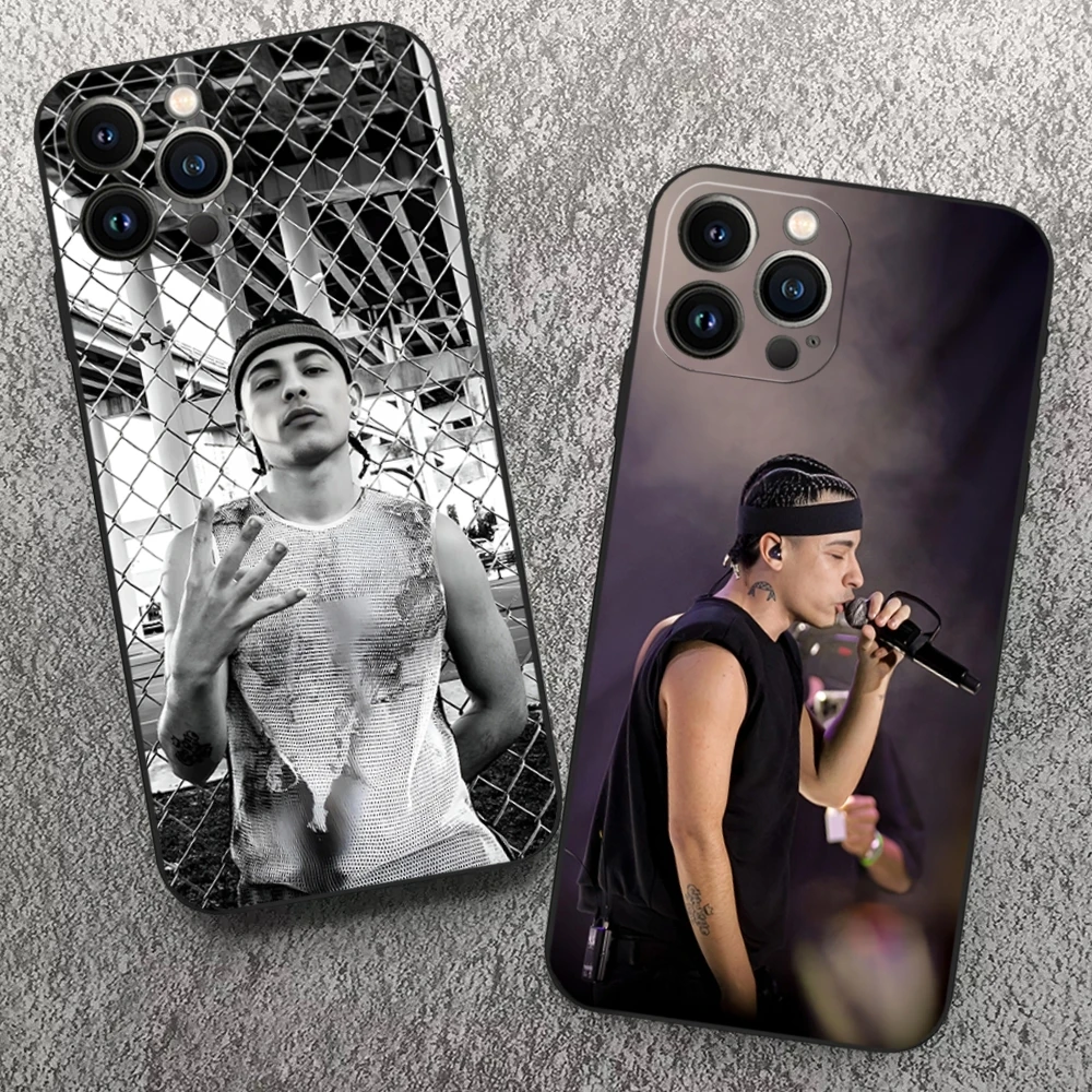 Rapper Trueno Argentina Phone Case for Iphone 15 14 13 12 11 Pro Max Xr X Xs Mini 8 Plus SE 2022 Black Soft Silicone Cover