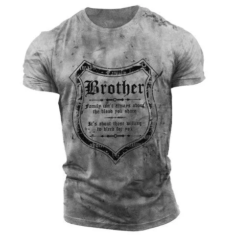 Printed T-shirt Men's O Neck Short Sleeves T-shirt 3D Printed Tee Summer Pullover Men's Invisible Undershirt Oversized T Shirt