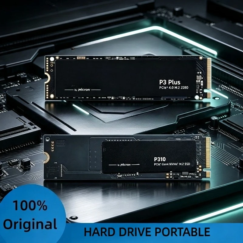 For Crucial P3 Plus P310 M.2 NVMe SSD OEM Package 256GB 500GB 1TB 2TB PCIe Gen4 3D NAND 2280 Internal Solid State Drive