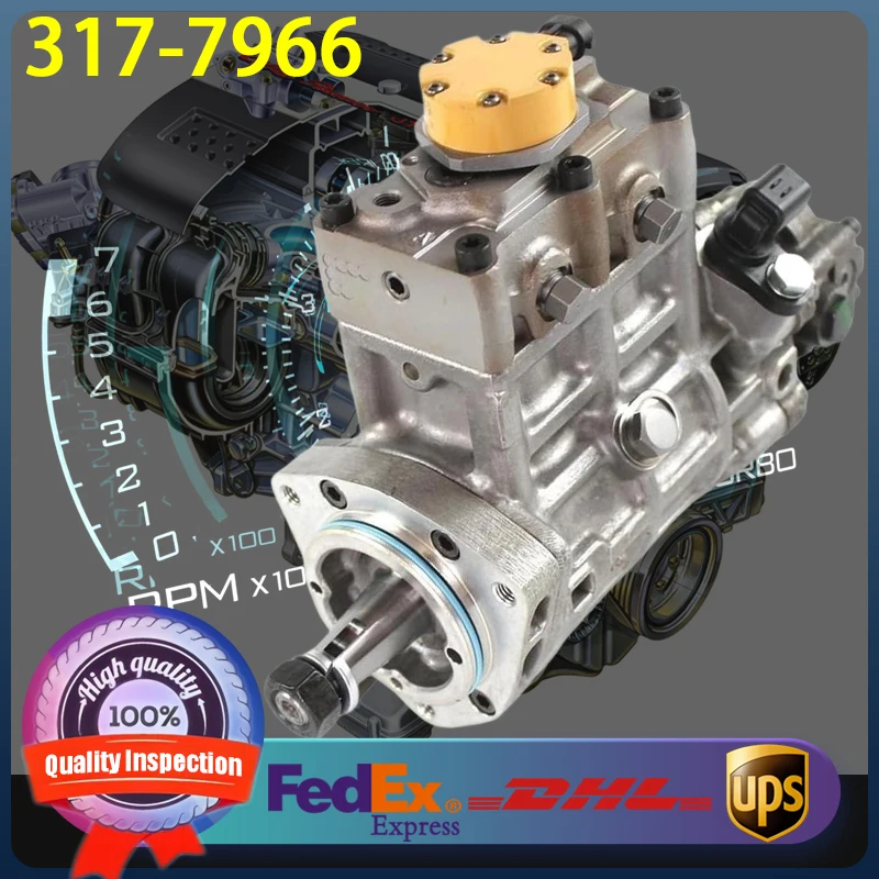 

317-7966 Fuel Injection Pump 3177966 High Pressure Common Rail Pump for Caterpillar CAT Engine C6.6 Loader 938H