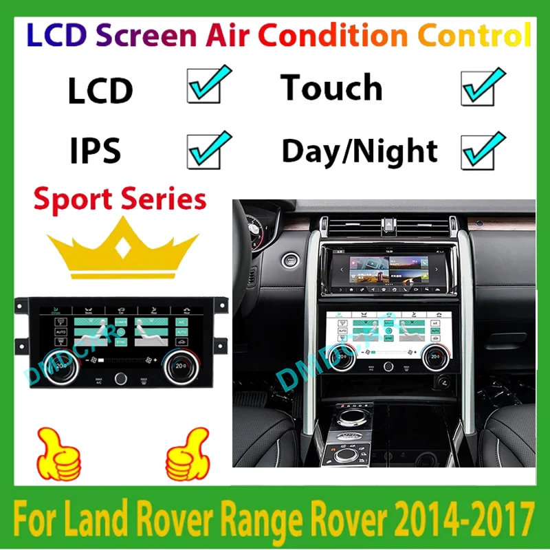 Car AC Panel Display HD Air Condition Control For Land Rover Discovery 5 2017 2018 2019 2020 LCD Touch Screen Climate Board